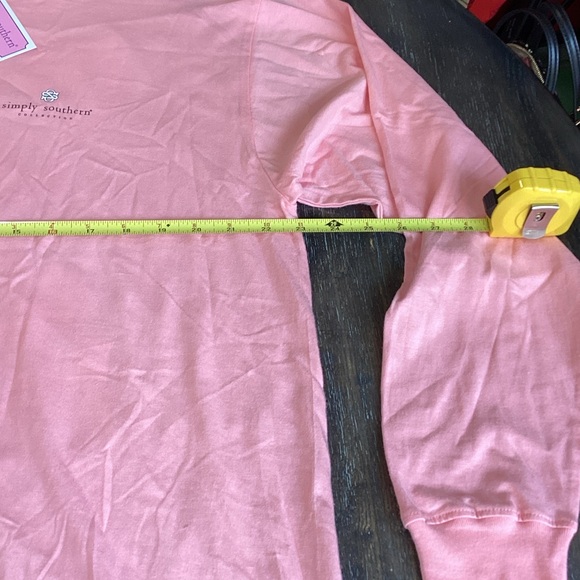 Simply Southern Pink Meowdy Partner Cat Long Sleeve Tee - Picture 7 of 8